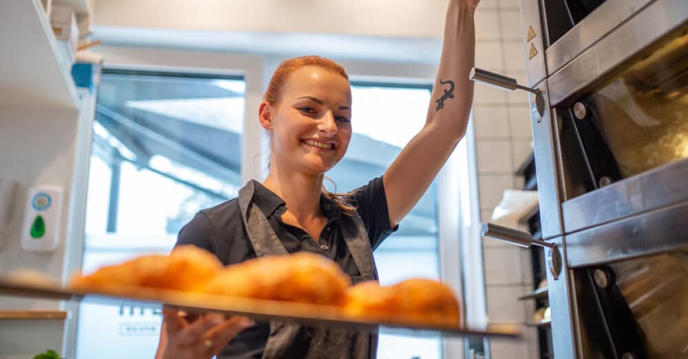 Verkäuferauszubildene von SAM URBAN BAKER in Fischerhude