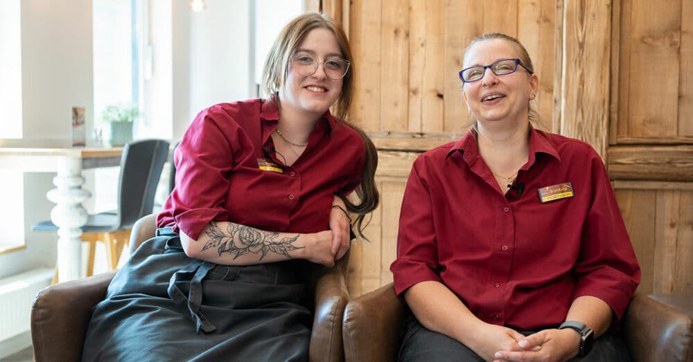 Verkaeufer bei Wolthers Brotkate in Walsrode