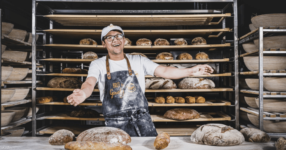 Bäcker der Bäckerei Pilger in Breitenberg