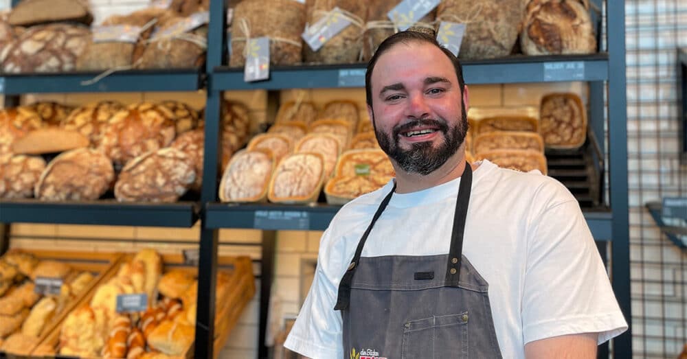 Verkäufer der Bäckerei Feihl in Fürth