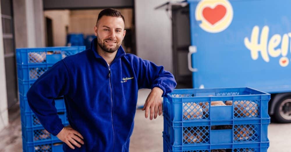 Fahrer der Bäckerei Heitzmann in Bad Krozingen-Biengen