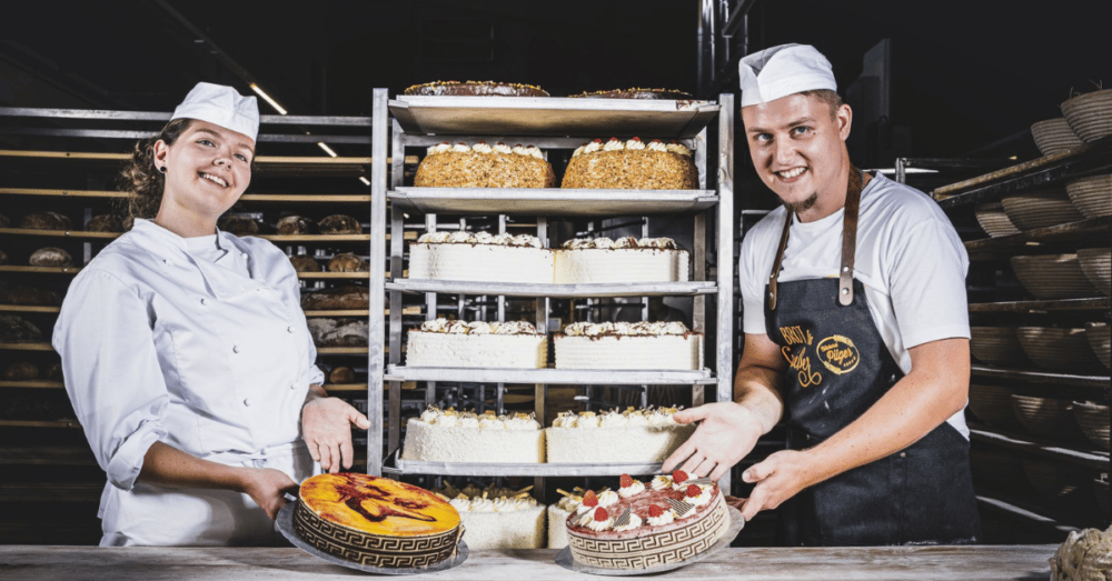 Konditoren der Bäckerei Pilger in Breitenberg
