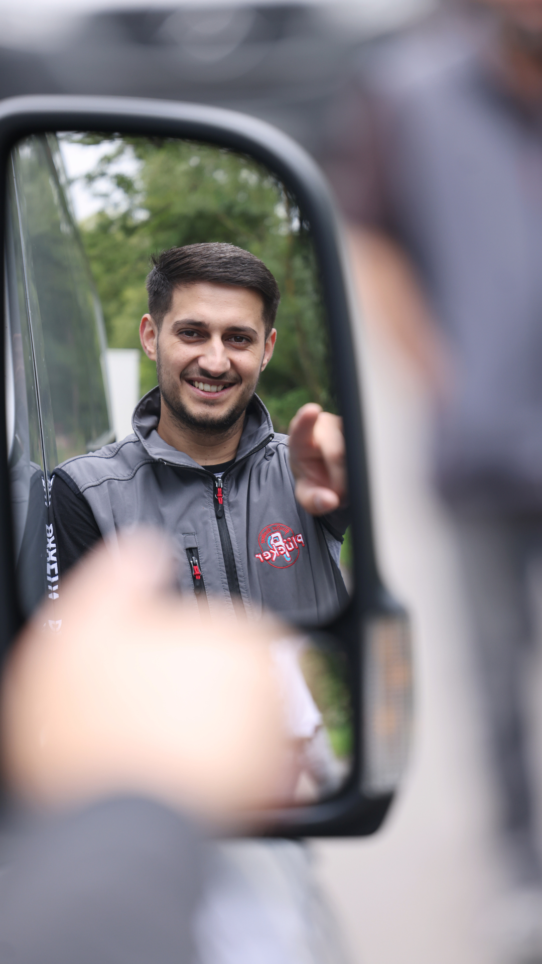 Fahrer der Bäckerei Plücker in Waldeck-Alraft