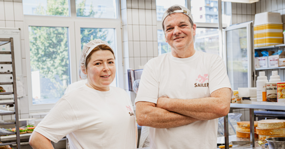 Konditor bei der Bäckerei Sailer in Stuttgart