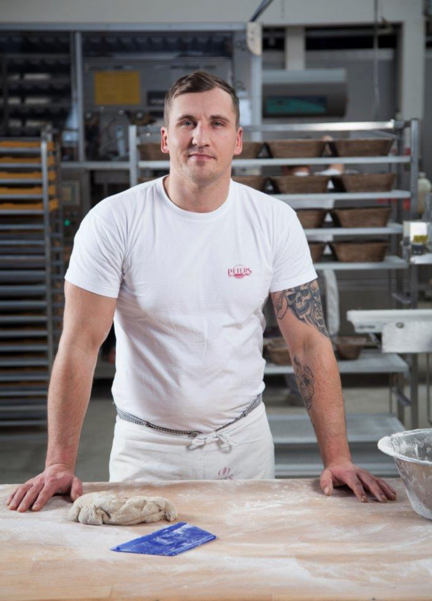 Bäcker der Bäckerei Peters auf Rügen