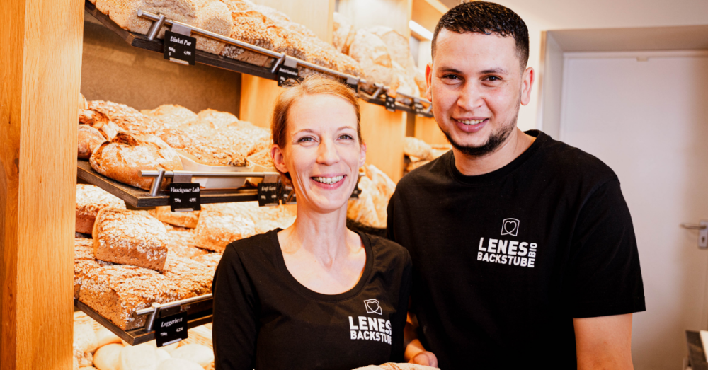 Verkäuferteam bei der Backstube Bremen