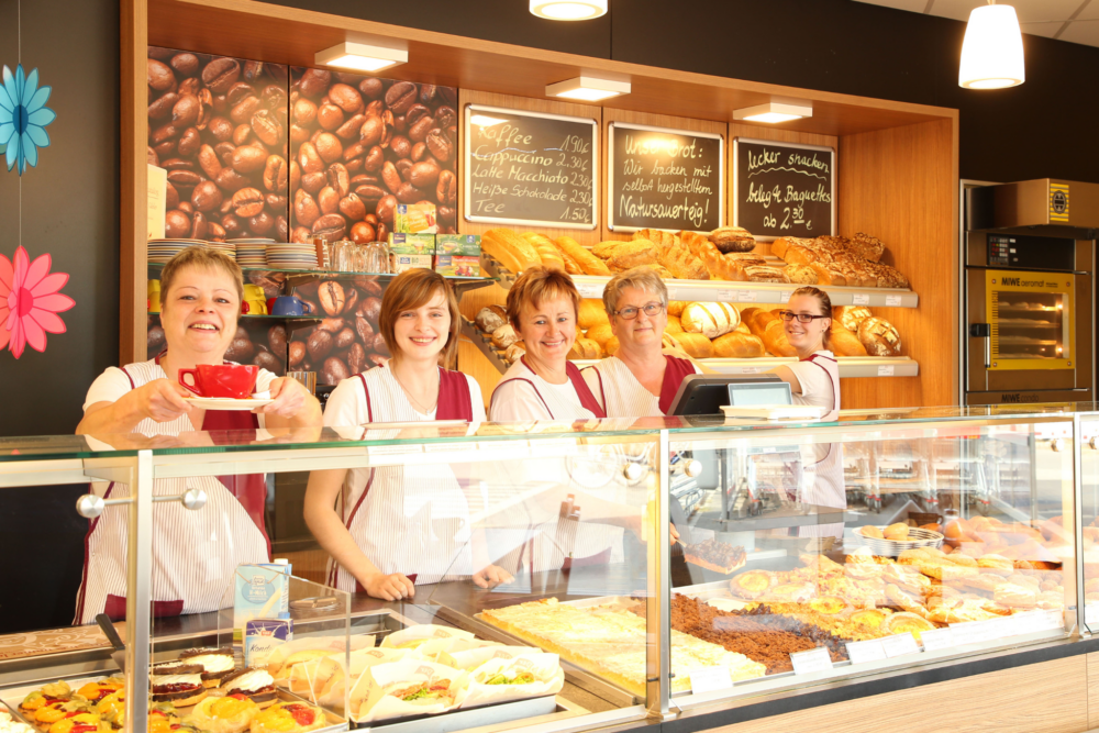 Verkäuferteam der Bäckerei Gäbler aus Doberlug-Kirchhain