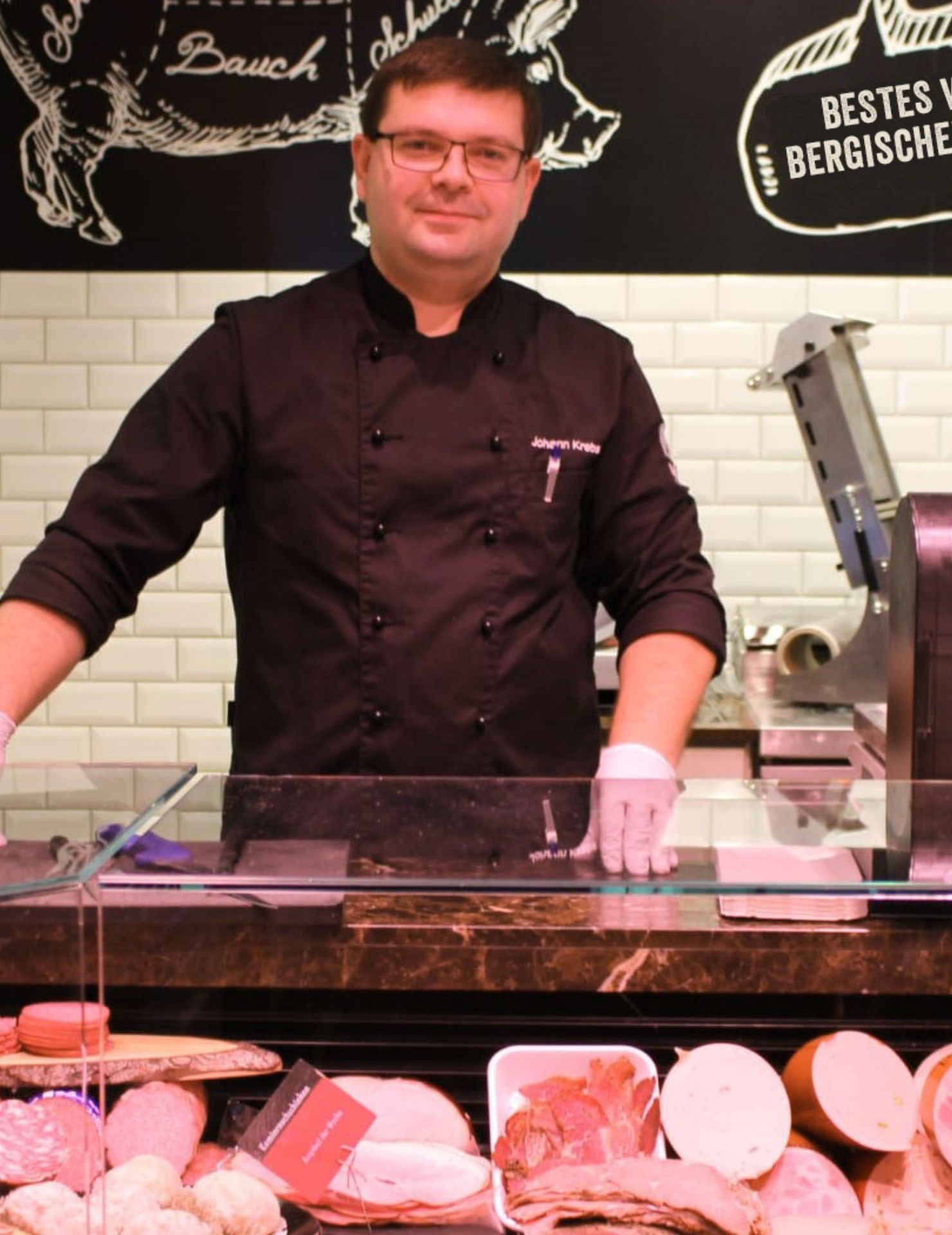 Mitarbeiter bei Werner's Metzgerei in Bad Honnef