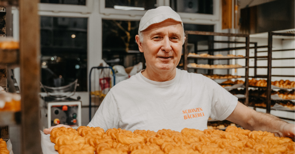 Konditor bei der Schanzenbäckerei in Hamburg